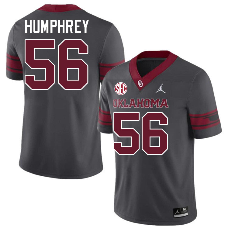 Oklahoma Sooners #56 Creed Humphrey College Football Jerseys,Uniforms-Charcoal Oklahoma Sooners #56 Creed Humphrey College Football Jerseys,Uniforms-Charcoal